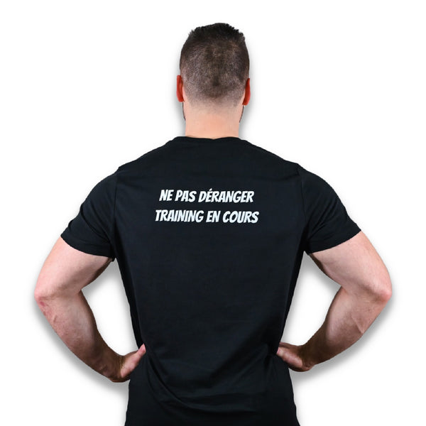 T-shirt homme AW - "Training en cours ne pas déranger"