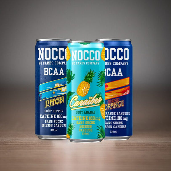 Boisson énergisante + Bcaa sans sucres - Nocco