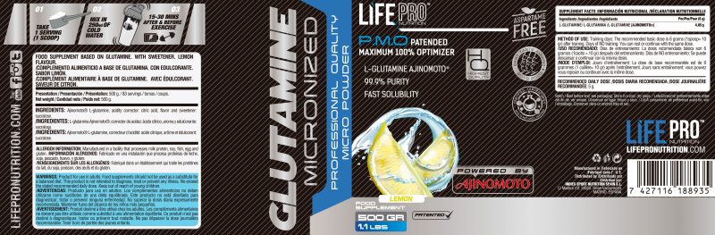 etiquette-life-pro-glutamine-citron