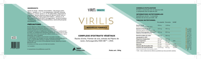 etiquette VIRILIS 360