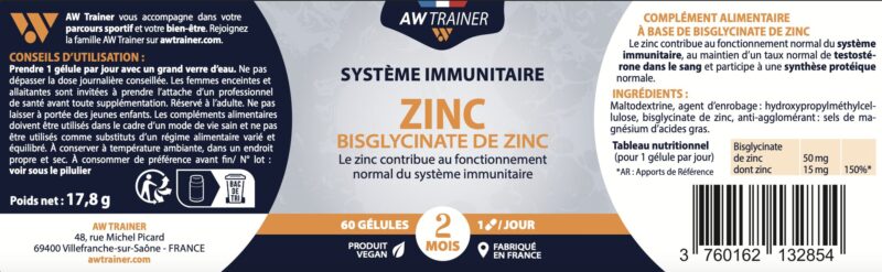 zinc aw trainer